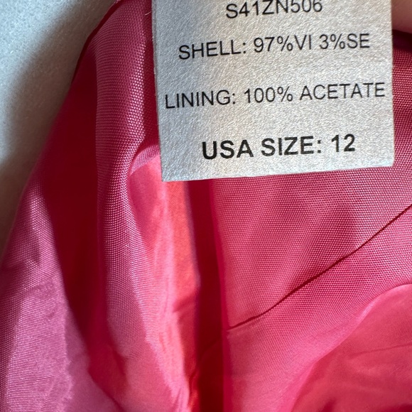 Coral blazer nichola designed in Italy size 12 - Picture 9 of 13